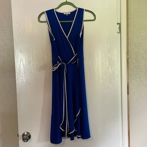 Calvin Klein piped blue dress size 8